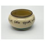 Decorative Torquay Motto Ware Pottery Bowl