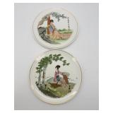 Hammersley Bone China Plates, Asian Motif