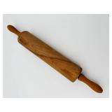 Wooden Rolling Pin Marked Denmark