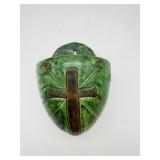 Green Glazed Wall Pocket-10591
