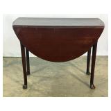 Antique Pad Foot Drop-Leaf Table