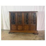 Antique Walnut Bookcase-10519