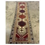 Vintage Hand Knotted Sarab-1217