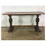 Antique Trestle Table-10501