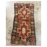 Vintage Handwoven Kazak Rug-1073