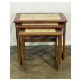 MCM Tile-Top Nesting Tables