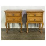 Pr of Oak Chests-10475