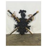Wooden Heraldic Ornament-10595
