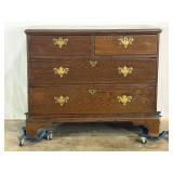 Antique Bracket Foot Chest-10552