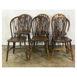 Six Wheel Back Chairs-10559