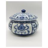 Blue and White Lidded Tureen-10491