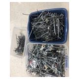 3 Bins Of Pegboard Hooks