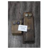 Antique Wall Phone And Ringer