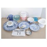 Blue Glassware & Dishes