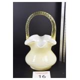 Fenton Yellow Basket