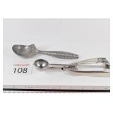 (2) Ice Cream Scoops