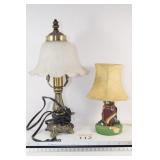 (2) Small Decorative Lamps