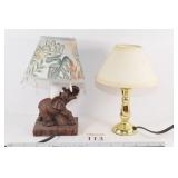 (2) Small Decorative Lamps