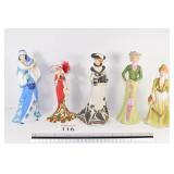 (7) Ceramic Doll Figurines