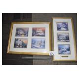 (2) Framed "Thomas Kinkade" Pictures