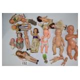 (16) Assorted Dolls
