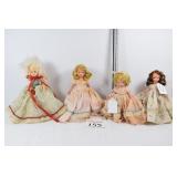 (4) Nancy Ann Storybook Dolls