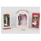 (4) Barbie Ornaments