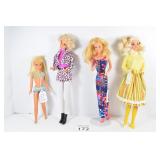 (3) Barbies & (1) Skipper