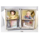 (2) Franklin Heirloom Dolls