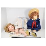 (2) Assorted Dolls