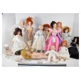 Box of Assorted Dolls