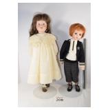 (2) Ceramic Dolls