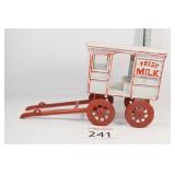 Reproduction Fresh Milk Wagon