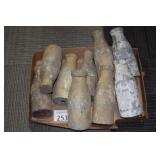 Antique Ring Toss Game Bottles