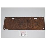 1925 Illinois State License Plate