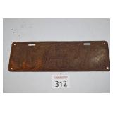 1931 Illinois State License Plate