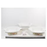 (3) Corning Ware