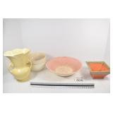 Antique Bowls & Vase