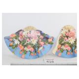 (2) Limback Funeral Home Fans