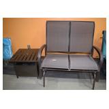 Glider w/ Umbrella Table