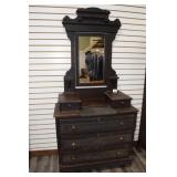 Antique Marble Top Dresser w/ Mirror