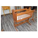 Handmade Bassinet made by Sandy Showalter