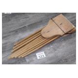 Antique Collapsible Wall Mounted Drying Rack