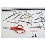 Assorted Scissors & Grooming Scissors