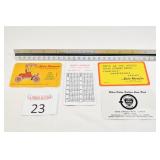 (4) Wilbur Daniels Agency Calendars 1954, 56, 71