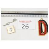 Misc. Initialed "D" & "W" Items