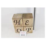 "Hope" Wooden Blocks
