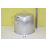 Vintage Kromex Ice Bucket w/ Lucite Handle