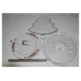 Christmas Serving Trays & Cake Server