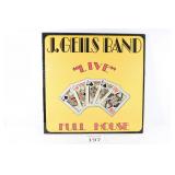 J. Geils Band "Live: Full House Vinyl
